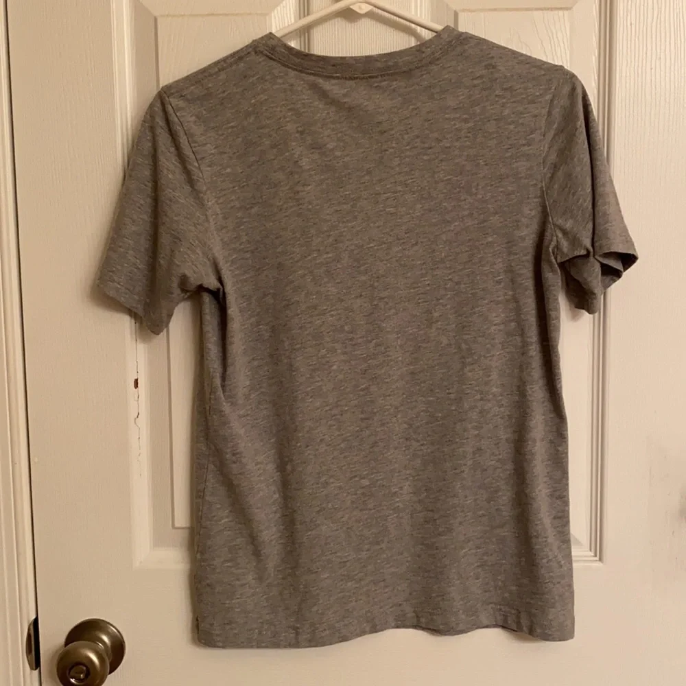 Jordan Gray Short Sleeve Jumpman Basketball T-shirt Cotton-Polyester Size Large